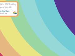 *** TRAILER ONLY *** Rainbow Bikini POV Fucking Machine - Solo Girl