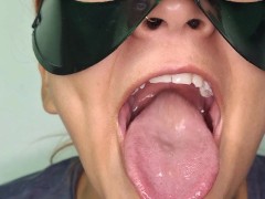 JOI, MOUTH WORK |  te dice cuando acabar en su humeda boca | kittygirl