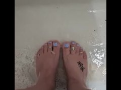 Feet in Water