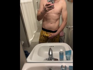 Slapping my cock around comp