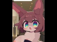 美兔娘上门按摩 #live2d 动漫 #大胸 #福瑞控必看 - Screenshot 4 of 16 - Animation