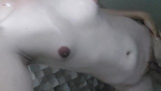 Latino Femboy Teasing in the Shower