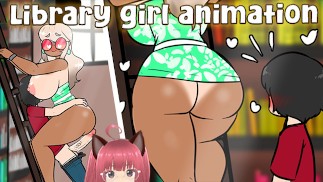 Girl with tan lines on her tits lets me fuck her in the library (Haloowl animation) - Jazziuu