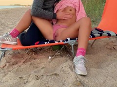 Fingering Me on a Wild Public Beach – He Couldn’t Wait!