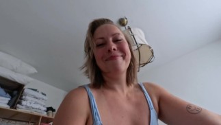 She woke me up and put me to work with our morning routine