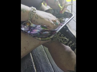 Piggy Messing with Marijuana