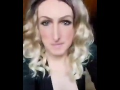Portrait: My very first video as Cheryl Laroche - Screenshot 1 of 16 - Sissy Crossdress