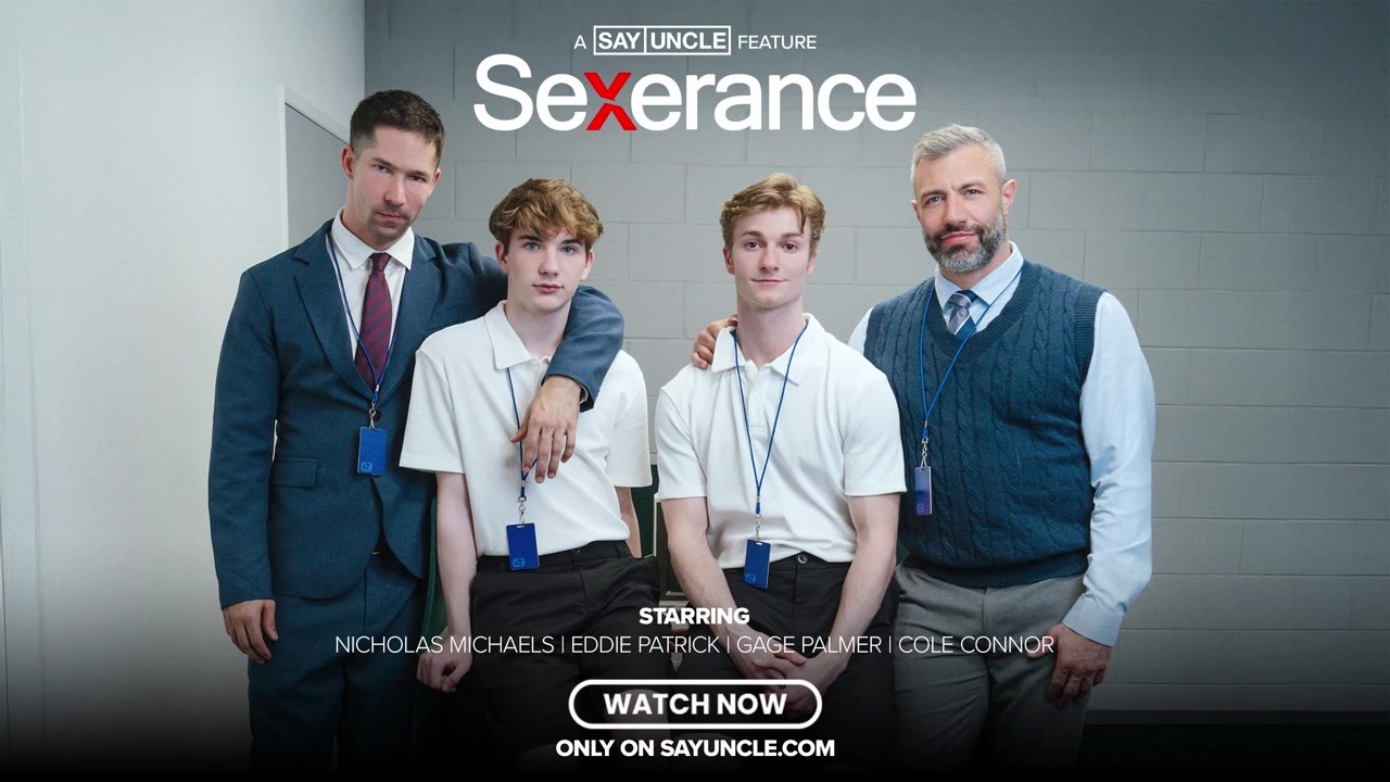 Gay Porn Parody (SEVERANCE): Sexerance 3 ~ Twink Loves Daddy ~ His First  Dick (Free Trailer)