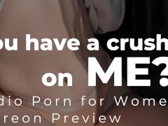 Lesbian ASMR Audio Porn | No way! I have a crush on you! | Patreon Preview