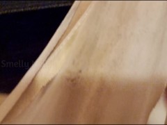 SNIFF My Dirty THONG while I PEE Daddy - I'm Your SMELLY BITCH