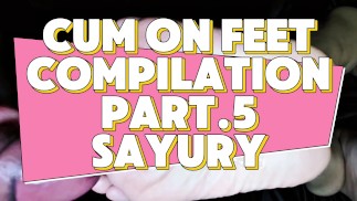 Meilleure compilation de sperme sur les pieds #5
