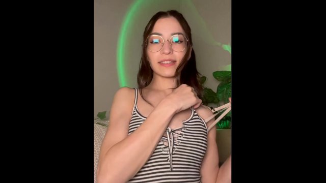 Watch me slowly drop this strap... 🔥😉 Dare to see more?