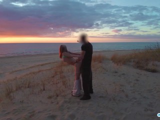Fucking my Girlfriend by the Sea - did anyone see Us?