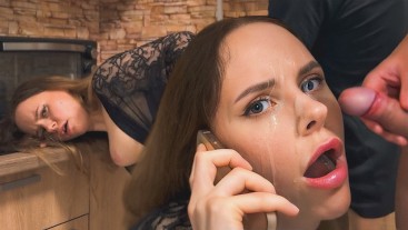 Звонок ОТЦА застал нас как раз в момент камшота! 😳