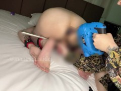 【サンプル】色んな体勢でファッキングマシーン　手コキ　足コキ　射精 - Screenshot 7 of 16 - Adult Toys