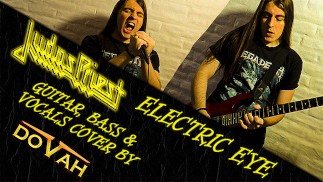 ДОВА ТРАХАЕТ СВОЮ ГИТАРУ И БАСИСТА, ИГРАЮЩЕГО S JUDAS PRIEST'S ELECTRIC EYE