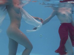 Girlfriends enjoy swimming naked together - Screenshot 2 of 16 - Perfect Ass