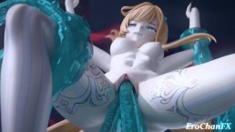 Genshin Escoffier hot romantic lesbian love