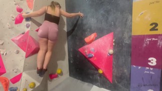 Injected directly into curvy maja after bouldering...💦