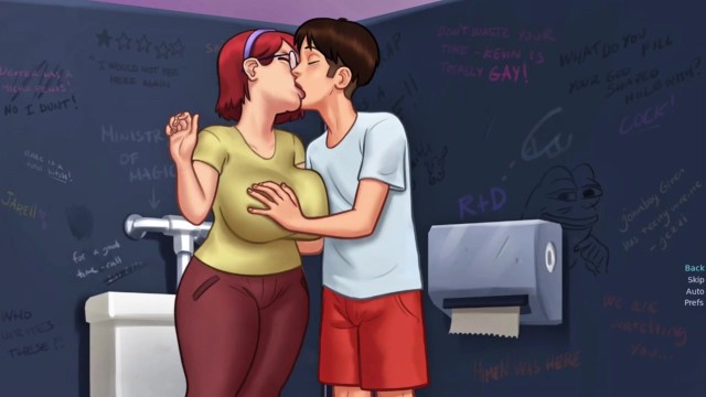 Big Tits Red Haired Nerd Judith - Summertime Saga New Update