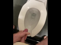 Cumming in the toilet at my gym before I shower. Do gyms make anyone else super fucking horny?
