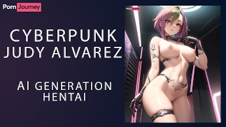 PornJourney Hentai : Cyberpunk 2077 Anime Judy Alvarez Porn
