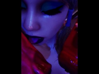 Эльф дразнит два чудовищных члена | Большой член | Короткая | 3D анимация