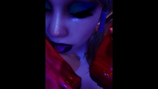 Elf Teases Two Monster Cocks | Big Cock | Short | 3D Animated