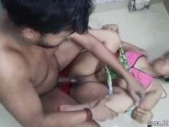 Indian hot desi girl sex with her boyfriend in red kurti.