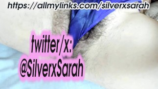 MILF MASTURBATES with  WET SATIN PANTIES ON