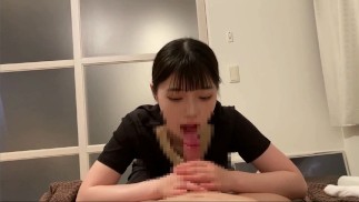 【メンズエステ】【M男 閲覧注意】美女セラピストによる手コキ×フェラで悶絶　個人撮影　メンエス嬢　素人