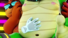 Hot Sexy Chubby Furry Tickle Animation