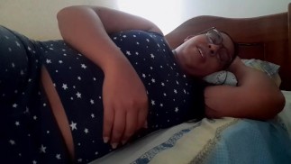 POV you wake your fat trans girlfriend