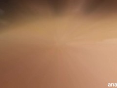 Beautiful mom fucks with huge dildos and has an incredible anal orgasm