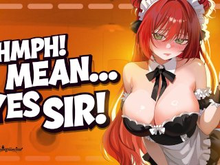 Tomboy Coworker Is Your HOT Free-Use Maid - Throatfucking ASMR Audio Hentai Anal Dirty Talk