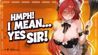 Tomboy Coworker Is Your HOT Free-Use Maid - Throatfucking ASMR  Audio Hentai  Anal Dirty Talk