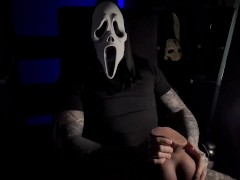 Eye Contact Masked Male Orgasm Ebony Sex Toy Fantasy Interracial Goyha Omen Bunny Ghost Face Finale