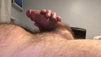 Thick Hairy Cock Cumshot