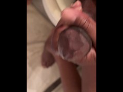 BBC close up cum shot