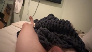 Big White Cock Solo Tease