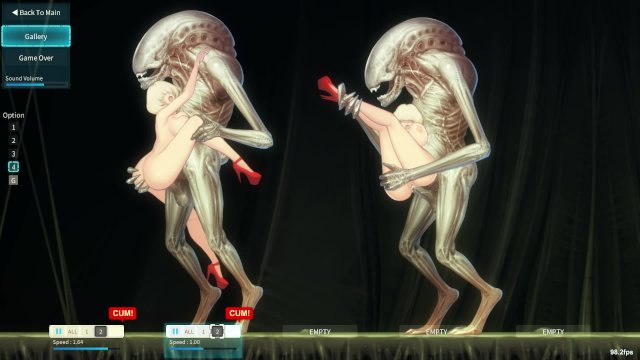 Captured for breeding. Virgins for alien monsters