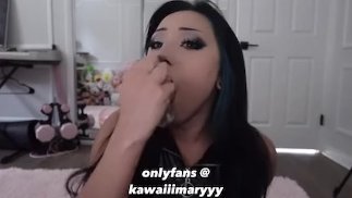 Goth Girl Giving Sloppy Deepthroat