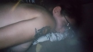 PETITE SLUT GETS FUCKED IN THE BACK SEAT OF HER CAR