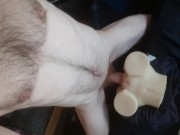 Shaging my new sex toy