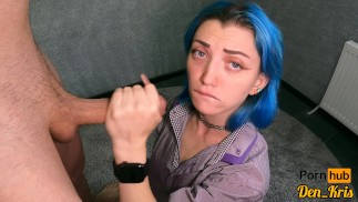 student gives blowjob to subscriber from porno hub