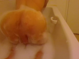 Horny Femboy having Fun in a Bath