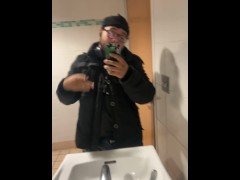 Print showing public