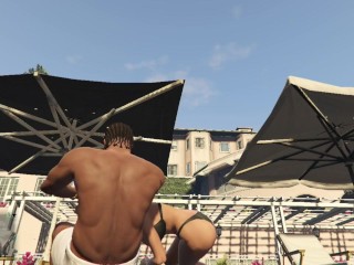 Университет GTA Секс! 5 Девочек 1 Кока! Минет и анальный секс! гта Бесплатное порно