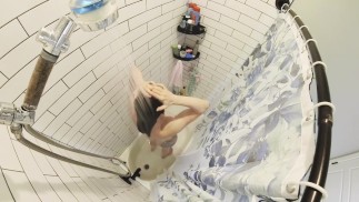 Hot body, steamy water—after-gym solo shower tease 😈 Full video on profile