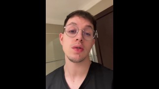 Young Man Masturbation In Bathroom, Moaning Loudly And Cum A Big Load
